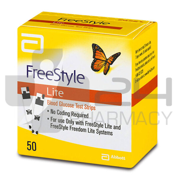 FREESTYLE LITE ΤΑΙΝΙΕΣ ΜΕΤΡΗΣΗΣ ΓΛΥΚΟΖΗΣ ΑΙΜΑΤΟΣ 50 ΤΜΧ