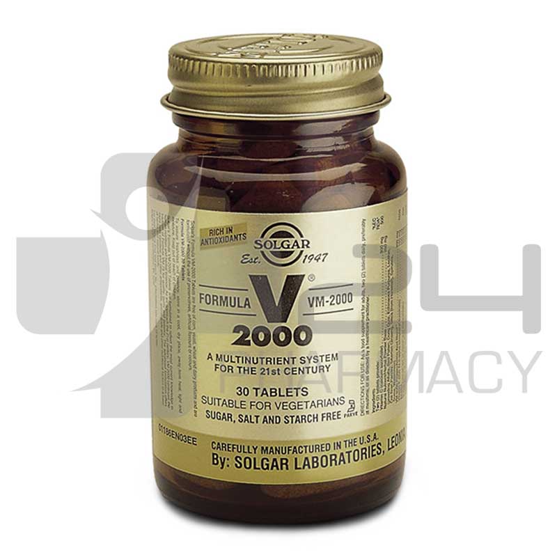 SOLGAR FORMULA VM 2000 ΠΟΛΥΒΙΤΑΜΙΝΕΣ 30 ΤΑΜΠΛΕΤΕΣ SOLGAR FORMULA VM 2000 ΠΟΛΥΒΙΤΑΜΙΝΕΣ 30 ΤΑΜΠΛΕΤΕΣ