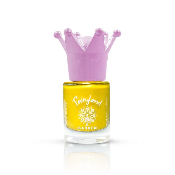 Fairyland Nail Polish Yellow Jiny 3 Παιδικό βερνίκι νυχιών με άρωμα φράουλα