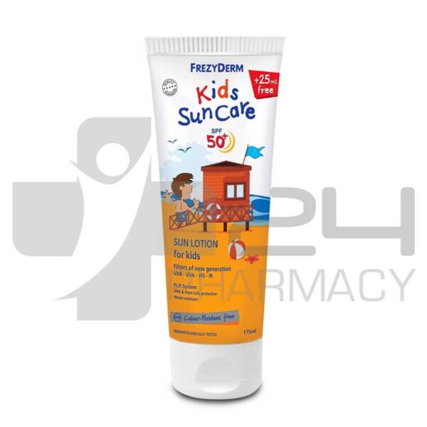FREZYDERM ΠΑΙΔΙΚΟ ΑΝΤΙΗΛΙΑΚΟ ΓΑΛΑΚΤΩΜΑ ΠΡΟΣΩΠΟΥ & ΣΩΜΑΤΟΣ SPF50+ 175ML