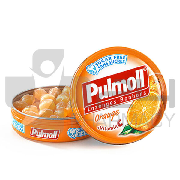 PULMOLL ΠΑΣΤΙΛΙΕΣ ΜΕ ΠΟΡΤΟΚΑΛΙ & ΒΙΤΑΜΙΝΗ C 45GR