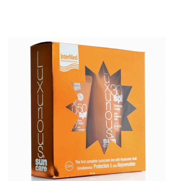 Intermed Luxurious Sun Care ΠΑΚΕΤΟ ΠΡΟΣΦΟΡΑΣ με Face Cream SPF50 Αντηλιακή Προσώπου