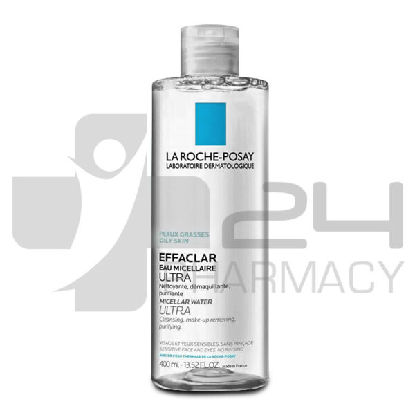 LA ROCHE-POSAY EFFACLAR ΙΑΜΑΤΙΚΟ ΝΕΡΟ ΚΑΘΑΡΙΣΜΟΥ ΓΙΑ ΛΙΠΑΡΟ/ΕΥΑΙΣΘΗΤΟ ΔΕΡΜΑ 400ML