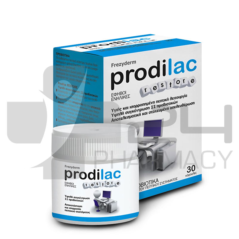 FREZYDERM PRODILAC RESTORE ΠΡΟΒΙΟΤΙΚΑ ΓΙΑ ΤΗ ΛΕΙΤΟΥΡΓΙΑ ΤΟΥ ΕΝΤΕΡΟΥ 30 ΚΑΨΟΥΛΕΣ FREZYDERM PRODILAC RESTORE ΠΡΟΒΙΟΤΙΚΑ ΓΙΑ ΤΗ ΛΕΙΤΟΥΡΓΙΑ ΤΟΥ ΕΝΤΕΡΟΥ 30 ΚΑΨΟΥΛΕΣ