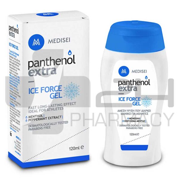 PANTHENOL EXTRA ICE FORCE GEL ΓΙΑ ΧΑΛΑΡΩΣΗ ΜΥΩΝ 120ML