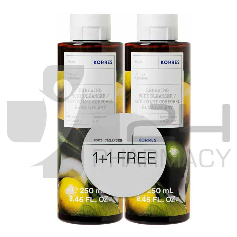 KORRES ΑΦΡΟΛΟΥΤΡΟ ΚΙΤΡΟ 1+1 2X250ML KORRES ΑΦΡΟΛΟΥΤΡΟ ΚΙΤΡΟ 1+1 2X250ML