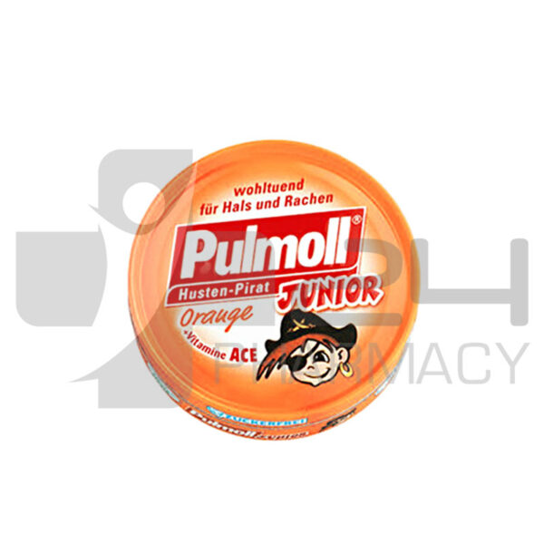 PULMOLL ΠΑΣΤΙΛΙΕΣ ΓΙΑ ΠΑΙΔΙΑ ΜΕ ΠΟΡΤΟΚΑΛΙ & ΒΙΤΑΜΙΝΕΣ A
