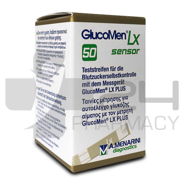 GLUCOMEN LX SENSOR ΤΑΙΝΙΕΣ ΜΕΤΡΗΣΗΣ ΣΑΚΧΑΡΟΥ 50 ΤΜΧ