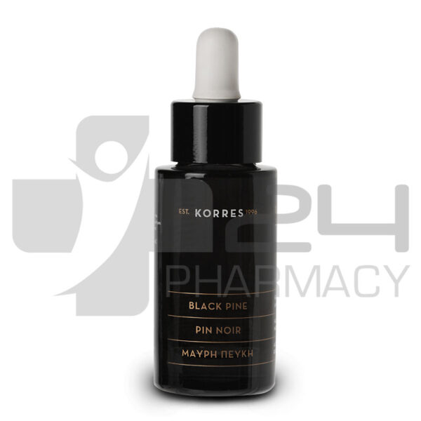 KORRES ΜΑΥΡΗ ΠΕΥΚΗ ACTIVE OIL ΠΡΟΣΩΠΟΥ 30ML