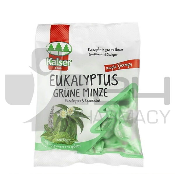 KAISER EUKALYPTUS ΚΑΡΑΜΕΛΕΣ ΜΕ ΕΥΚΑΛΥΠΤΟ & ΔΥΟΣΜΟ 60GR