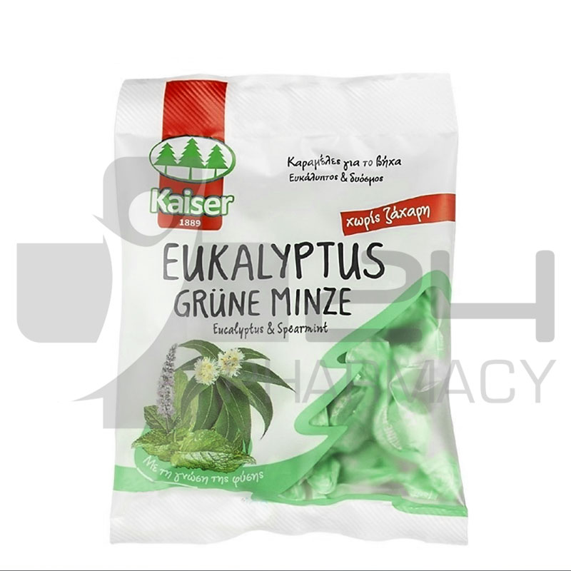 KAISER EUKALYPTUS ΚΑΡΑΜΕΛΕΣ ΜΕ ΕΥΚΑΛΥΠΤΟ & ΔΥΟΣΜΟ 60GR KAISER EUKALYPTUS ΚΑΡΑΜΕΛΕΣ ΜΕ ΕΥΚΑΛΥΠΤΟ & ΔΥΟΣΜΟ 60GR