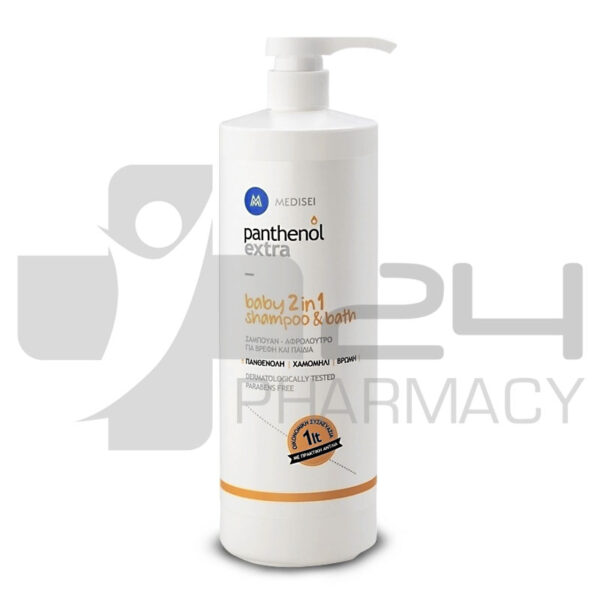 PANTHENOL EXTRA BABY ΣΑΜΠΟΥΑΝ & ΑΦΡΟΛΟΥΤΡΟ ΓΙΑ ΒΡΕΦΗ ΚΑΙ ΠΑΙΔΙΑ 1LT