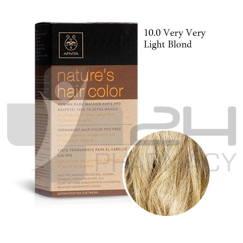 APIVITA NATURES HAIR COLOR 10.0 ΚΑΤΑΞΑΝΘΟ 50ML APIVITA NATURES HAIR COLOR 10.0 ΚΑΤΑΞΑΝΘΟ 50ML