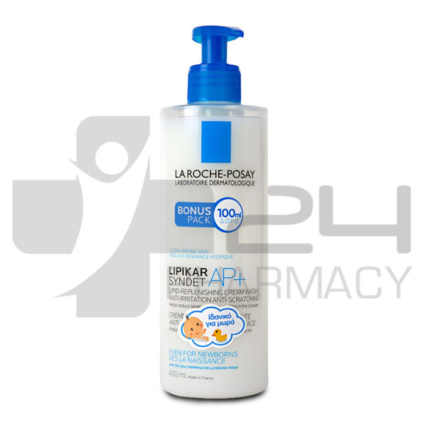 LA ROCHE-POSAY LIPIKAR SYNDET AP+ ΚΡΕΜΑ ΚΑΘΑΡΙΣΜΟΥ ΣΩΜΑΤΟΣ ΓΙΑ ΞΗΡΟ ΔΕΡΜΑ 400ML