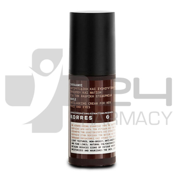 KORRES MAPLE ΑΝΤΙΡΥΤΙΔΙΚΗ & ΣΥΣΦΙΚΤΙΚΗ ΚΡΕΜΑ ΓΙΑ ΑΝΔΡΕΣ 50ML