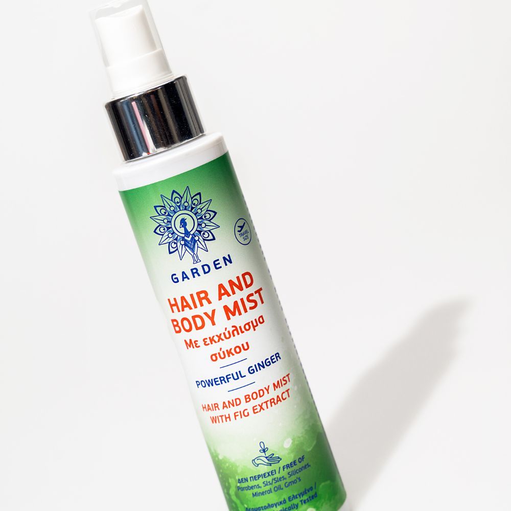 GARDEN HAIR AND BODY MIST POWERFUL GINGER 100ML GARDEN HAIR AND BODY MIST POWERFUL GINGER 100ML