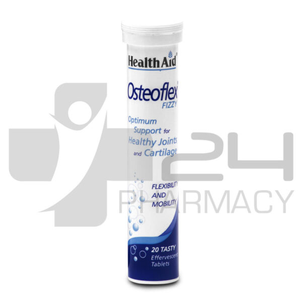 HEALTH AID OSTEOFLEX FIZZY ΓΙΑ ΤΗΝ ΟΣΤΕΟΑΡΘΡΙΤΙΔΑ ΜΕ ΓΕΥΣΗ ΛΕΜΟΝΙ 20 ΑΝΑΒΡ. ΤΑΜΠΛΕΤΕΣ