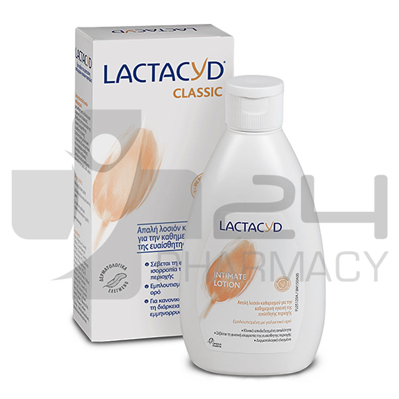 LACTACYD CLASSIC ΛΟΤΙΟΝ ΚΑΘΑΡΙΣΜΟΥ ΕΥΑΙΣΘΗΤΗΣ ΠΕΡΙΟΧΗΣ 300ML LACTACYD CLASSIC ΛΟΤΙΟΝ ΚΑΘΑΡΙΣΜΟΥ ΕΥΑΙΣΘΗΤΗΣ ΠΕΡΙΟΧΗΣ 300ML