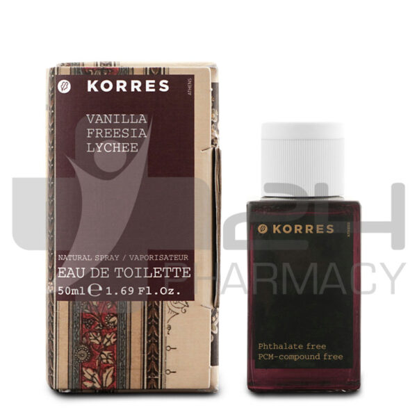 KORRES VANILLA/ FREESIA/ LYCHEE ΓΥΝΑΙΚΕΙΟ ΑΡΩΜΑ 50ML