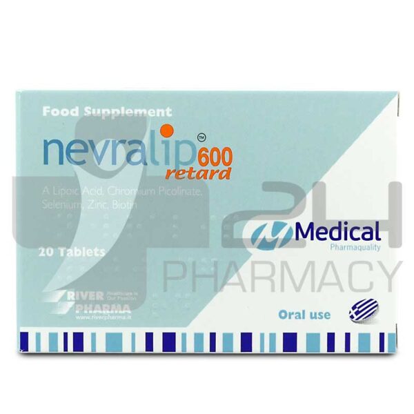 NEVRALIP 600 RETARD 20 ΔΙΣΚΙΑ