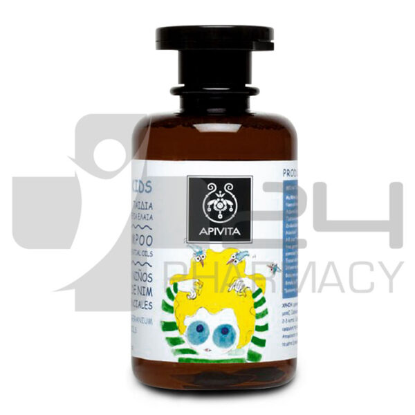 APIVITA ΠΑΙΔΙΚΟ ΣΑΜΠΟΥΑΝ ΓΙΑ ΨΕΙΡΕΣ ΜΕ NEEM OIL & ΑΙΘΕΡΙΑ ΕΛΑΙΑ 250ML