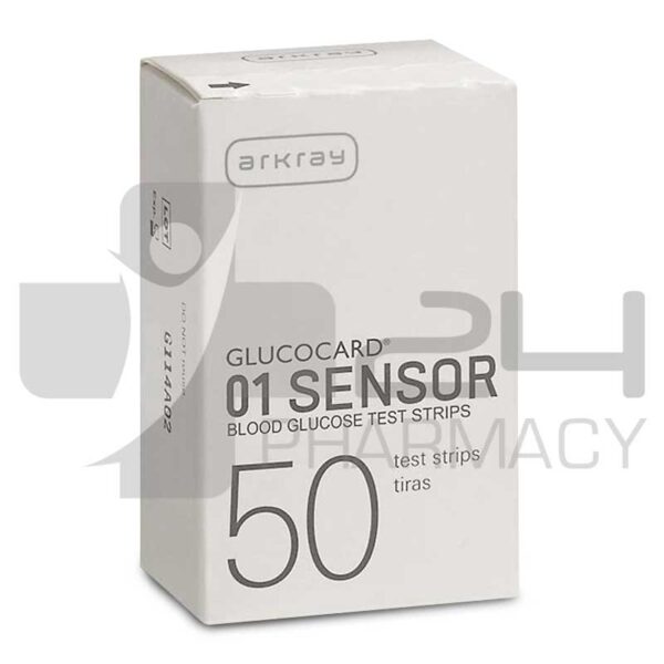 GLUCOCARD 01 SENSOR ΤΑΙΝΙΕΣ ΜΕΤΡΗΣΗΣ ΣΑΚΧΑΡΟΥ 50 ΤΜΧ