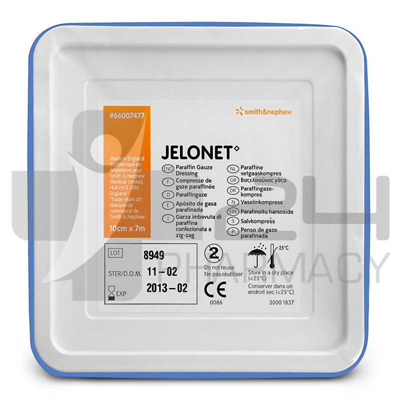 JELONET ΒΑΖΕΛΙΝΟΥΧΟΣ ΓΑΖΑ 10X10CM 36ΤΜΧ JELONET ΒΑΖΕΛΙΝΟΥΧΟΣ ΓΑΖΑ 10X10CM 36ΤΜΧ