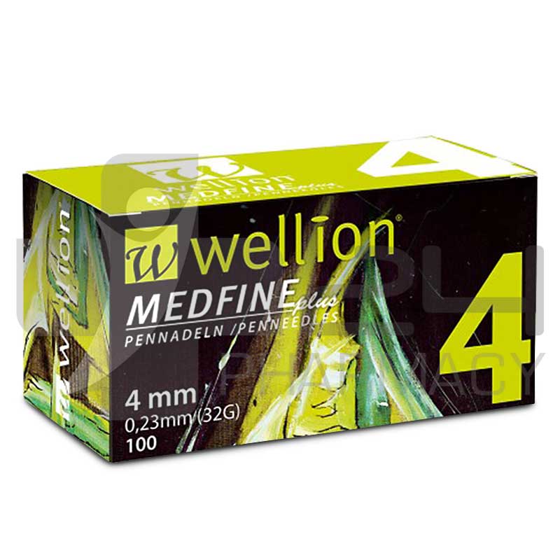 WELLION MEDFINE ΒΕΛΟΝΕΣ ΜΕΤΡΗΣΗΣ ΣΑΚΧΑΡΟΥ 4MM 100ΤΜΧ WELLION MEDFINE ΒΕΛΟΝΕΣ ΜΕΤΡΗΣΗΣ ΣΑΚΧΑΡΟΥ 4MM 100ΤΜΧ