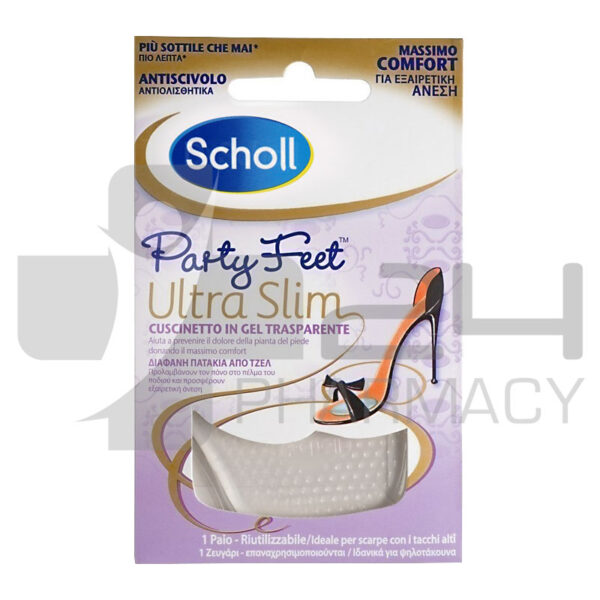 SCHOLL PARTY FEET ΠΑΤΑΚΙΑ ΑΠΟ ΤΖΕΛ ΙΔΑΝΙΚΑ ΓΙΑ ΨΗΛΟΤΑΚΟΥΝΑ 1 ΖΕΥΓΑΡΙ