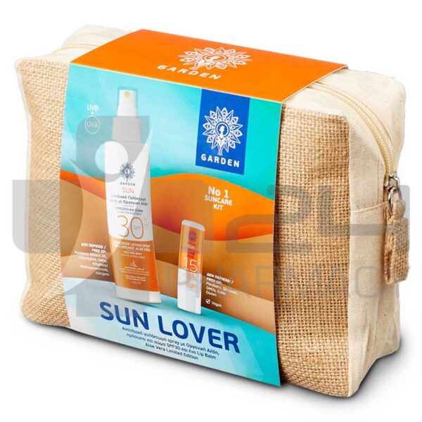GARDEN OF PANTHENOLS SUN LOVER SUNCARE KIT ΠΡΟΣΩΠΟ/ΣΩΜΑ & ΧΕΙΛΗ