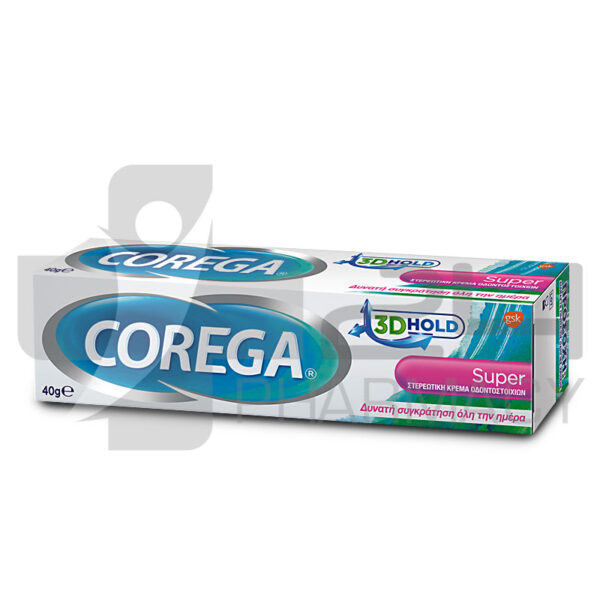 COREGA 3D HOLD SUPER ΣΤΕΡΕΩΤΙΚΗ ΚΡΕΜΑ ΟΔΟΝΤΟΣΤΟΙΧΙΩΝ 40GR