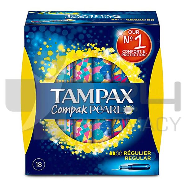 TAMPAX PEARL COMPAK REGULAR ΤΑΜΠΟΝ 18 ΤΜΧ