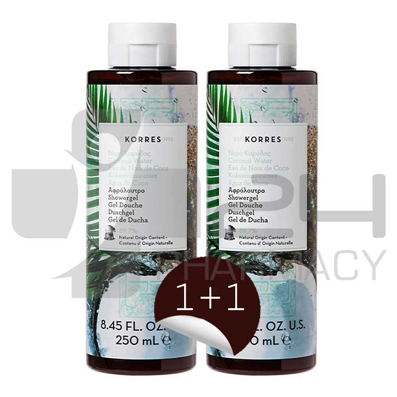 KORRES ΑΦΡΟΛΟΥΤΡΟ ΝΕΡΟ ΚΑΡΥΔΑΣ 1+1 2X250ML KORRES ΑΦΡΟΛΟΥΤΡΟ ΝΕΡΟ ΚΑΡΥΔΑΣ 1+1 2X250ML