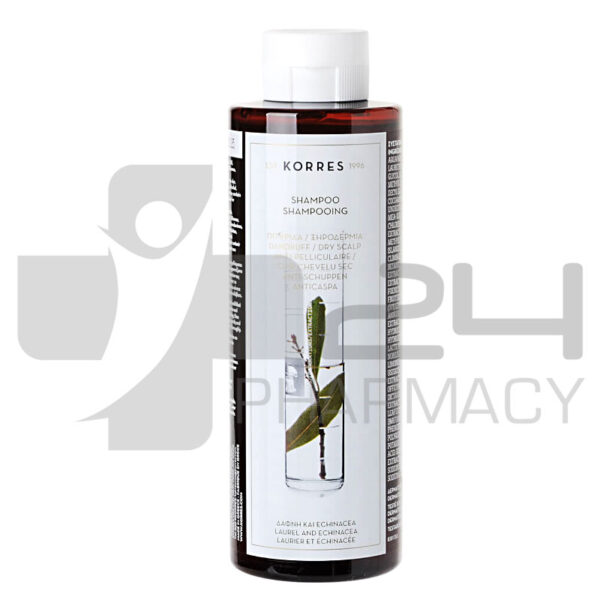 KORRES ΣΑΜΠΟΥΑΝ ΜΕ ΔΑΦΝΗ & ECHINACEA ΓΙΑ ΠΙΤΥΡΙΔΑ/ΞΗΡΟΔΕΡΜΙΑ 250ML