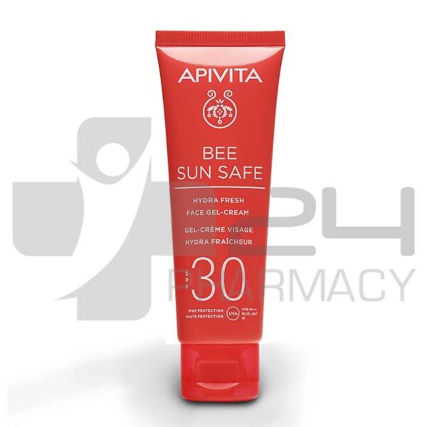 APIVITA ΑΝΤΙΗΛΙΑΚΗ ΕΝΥΔΑΤΙΚΗ ΚΡΕΜΑ GEL ΠΡΟΣΩΠΟΥ SPF30 50ML
