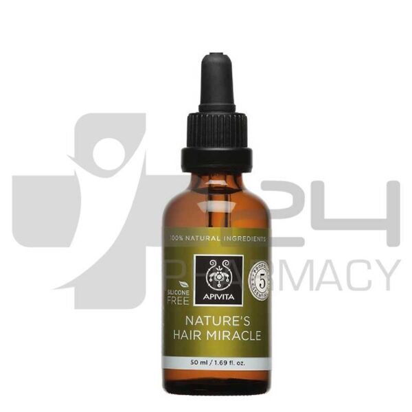 APIVITA NATURE'S HAIR MIRACLE ΛΑΔΙ ΤΟΝΩΣΗΣ & ΕΝΔΥΝΑΜΩΣΗΣ ΜΑΛΛΙΩΝ 50ML