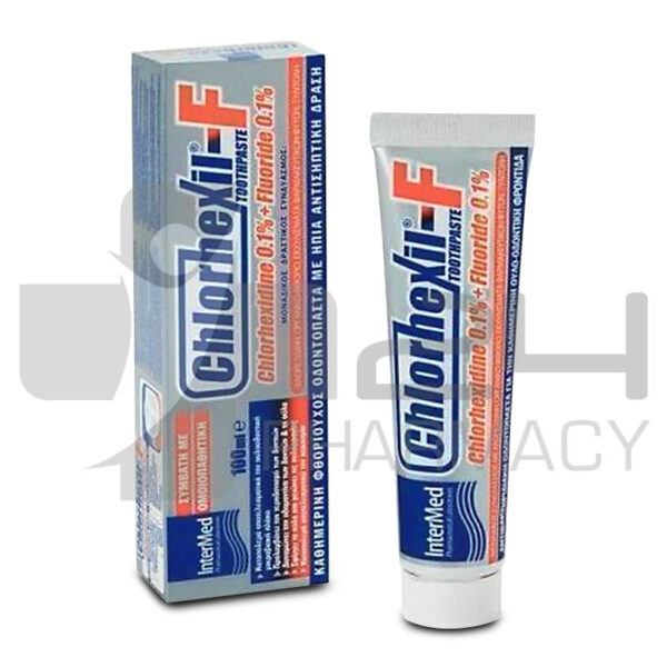 INTERMED CHLORHEXIL-F ΟΔΟΝΤΟΠΑΣΤΑ ΜΕ ΗΠΙΑ ΑΝΤΙΣΗΠΤΙΚΗ ΔΡΑΣΗ 100ML