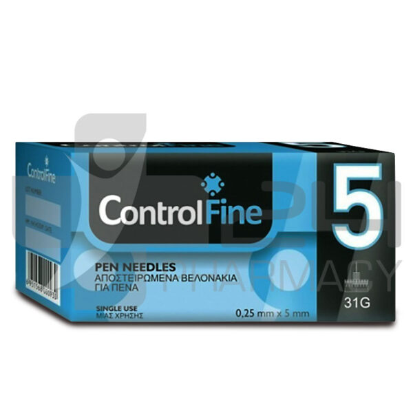 CONTROLFINE ΒΕΛΟΝΕΣ ΜΕΤΡΗΣΗΣ ΣΑΚΧΑΡΟΥ 5MM 50 ΤΜΧ