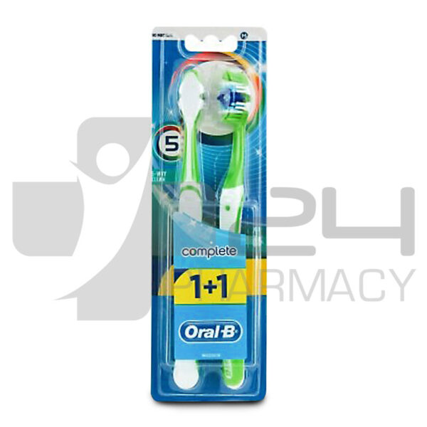 ORAL-B COMPLETE 5 WAY CLEAN ΟΔΟΝΤΟΒΟΥΡΤΣΑ ΜΕΤΡΙΑ 40 2ΤΜΧ