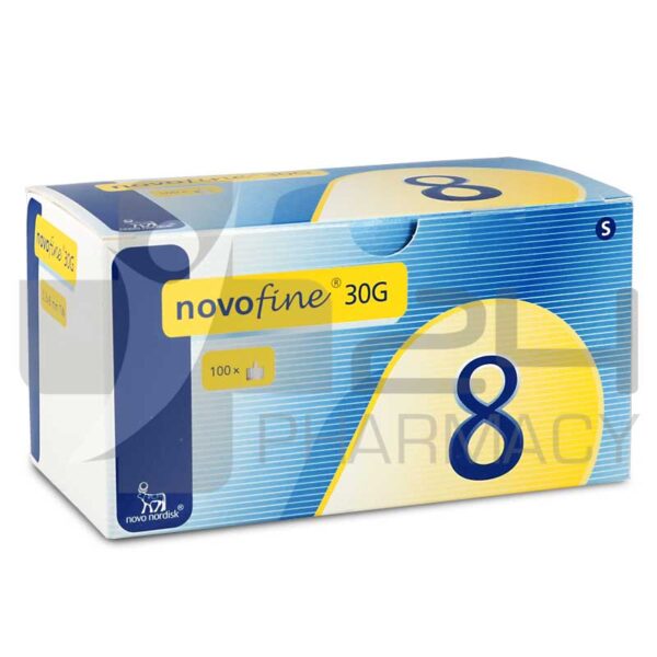 NOVOFINE 30GR 8MM ΒΕΛΟΝΕΣ ΜΕΤΡΗΣΗΣ ΣΑΚΧΑΡΟΥ 100 ΤΜΧ