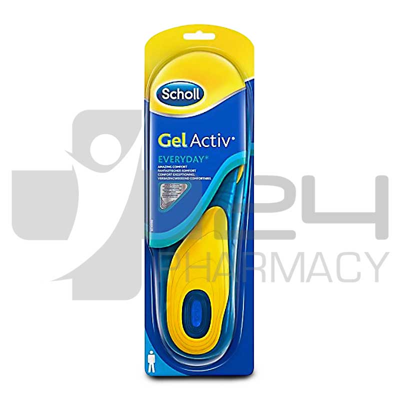 SCHOLL GEL ACTIV ΑΝΔΡΙΚΟΙ ΠΑΤΟΙ 1 ΖΕΥΓΑΡΙ SCHOLL GEL ACTIV ΑΝΔΡΙΚΟΙ ΠΑΤΟΙ 1 ΖΕΥΓΑΡΙ