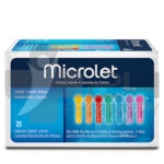 MICROLET ΧΡΩΜΑΤΙΣΤΕΣ ΒΕΛΟΝΕΣ ΜΕΤΡΗΣΗΣ ΣΑΚΧΑΡΟΥ 25 ΤΜΧ