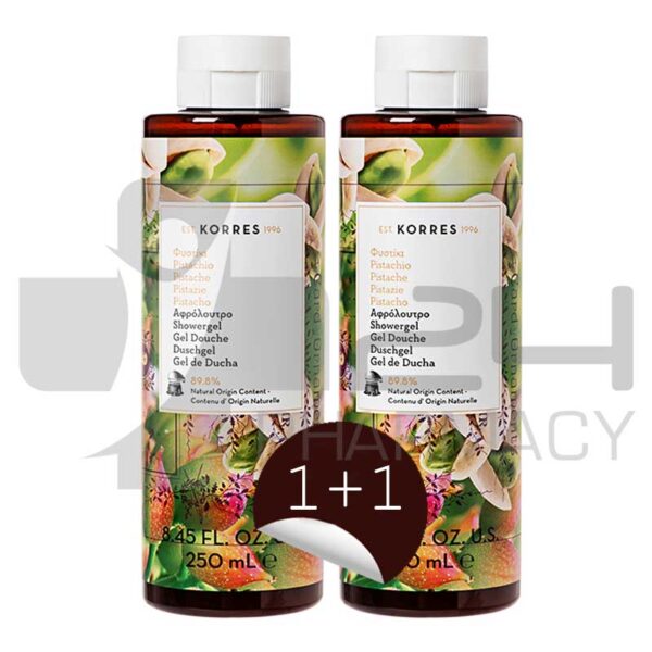 KORRES ΑΦΡΟΛΟΥΤΡΟ ΦΥΣΤΙΚΙ 1+1 2X250ML