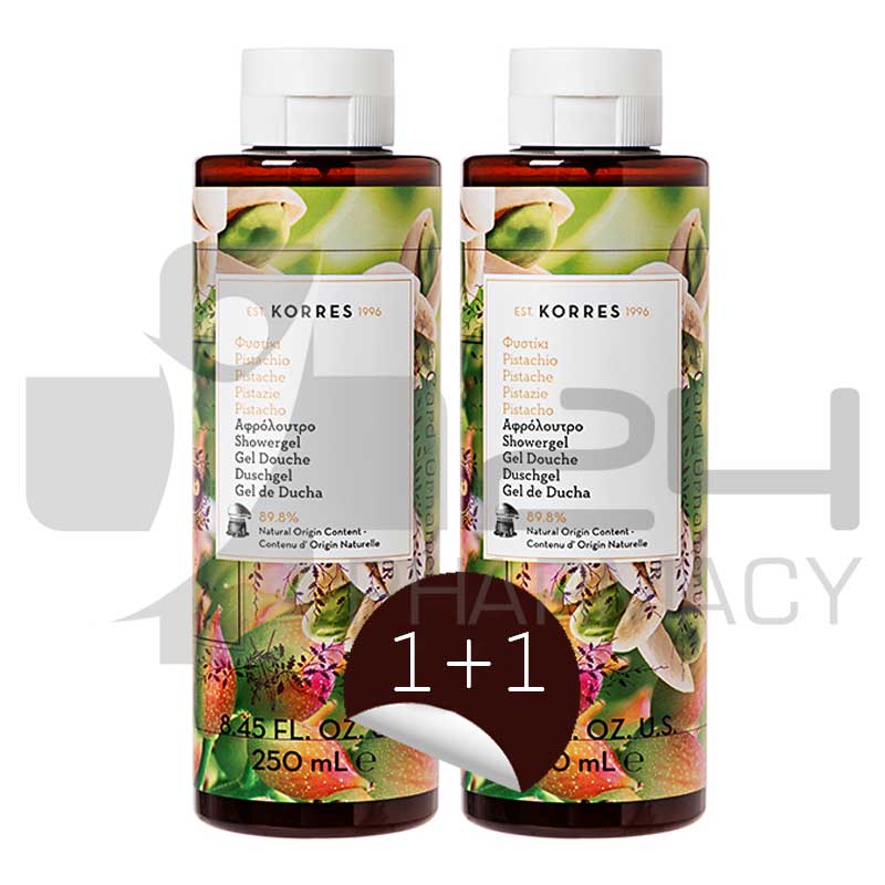 KORRES ΑΦΡΟΛΟΥΤΡΟ ΦΥΣΤΙΚΙ 1+1 2X250ML KORRES ΑΦΡΟΛΟΥΤΡΟ ΦΥΣΤΙΚΙ 1+1 2X250ML