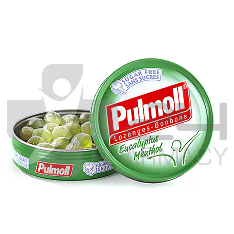 PULMOLL ΠΑΣΤΙΛΙΕΣ ΕΥΚΑΛΥΠΤΟΣ & ΜΕΝΘΟΛΗ 45GR PULMOLL ΠΑΣΤΙΛΙΕΣ ΕΥΚΑΛΥΠΤΟΣ & ΜΕΝΘΟΛΗ 45GR