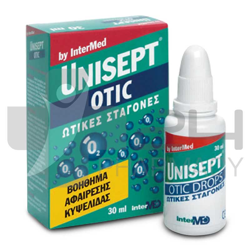 INTERMED UNISEPT OTIC ΩΤΙΚΕΣ ΣΤΑΓΟΝΕΣ 30ML INTERMED UNISEPT OTIC ΩΤΙΚΕΣ ΣΤΑΓΟΝΕΣ 30ML