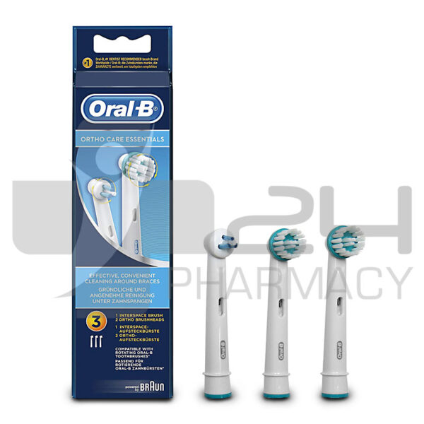ORAL-B ORTHO CARE ESSENTIALS ΑΝΤΑΛΛΑΚΤΙΚΑ ΒΟΥΡΤΣΑΚΙΑ 3ΤΜΧ