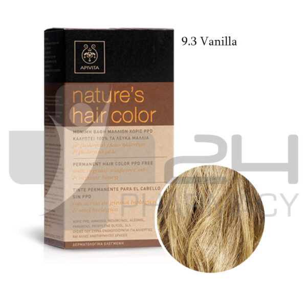 APIVITA NATURES HAIR COLOR 9.3 ΒΑΝΙΛΙΑ 50ML