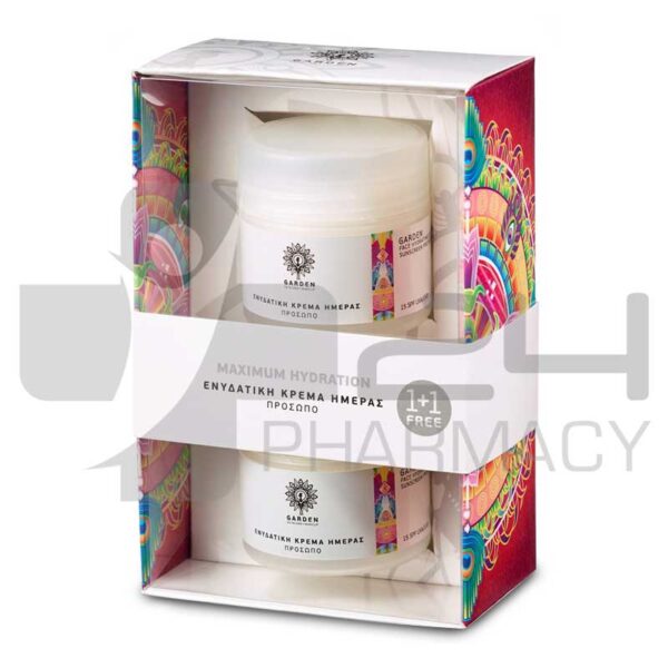 GARDEN OF PANTHENOLS SET 2 ΕΝΥΔΑΤΙΚΕΣ ΚΡΕΜΕΣ ΠΡΟΣΩΠΟΥ 2X50ML