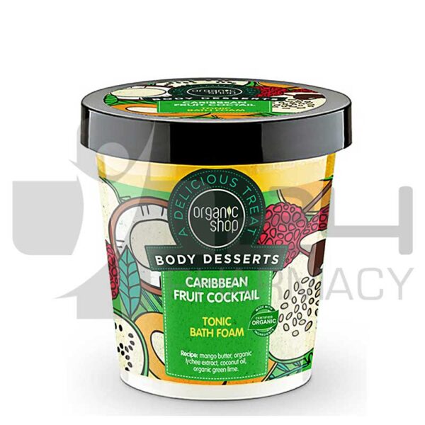 NATURA SIBERICA ORGANIC SHOP CARIBBEAN FRUIT ΑΦΡΟΛΟΥΤΡΟ 450ML